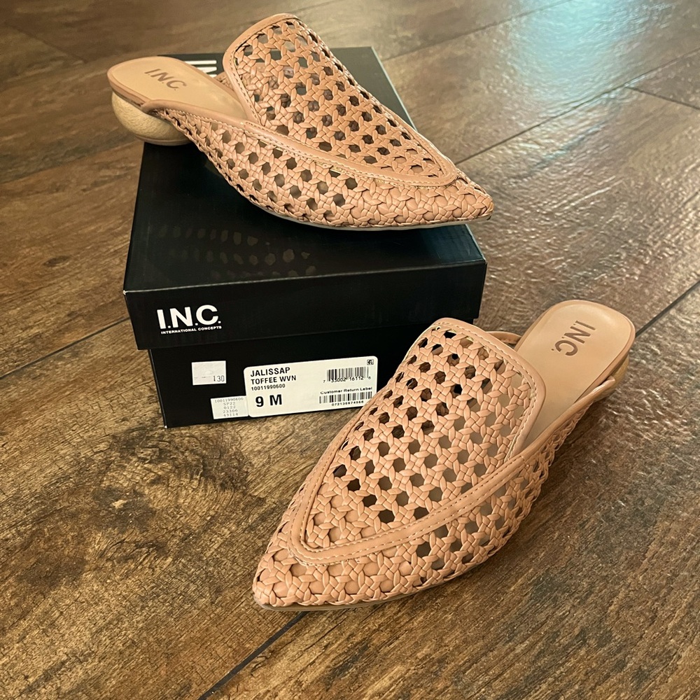 International Concepts INC Jalissa Woven Mule Size 9